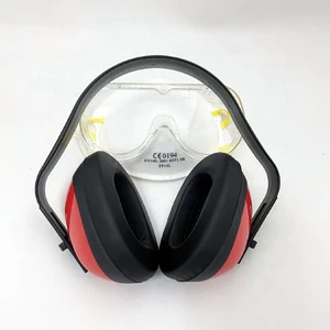 3pcs Industrial Safety Ear Protector Set Noise Reduction (27dB) CE Certified Reusable Comfortable Hearing Protection Roll-Down