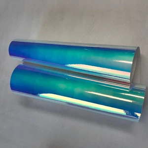 Self Adhesive Dichroic Iridescent Rainbow Reflective Mylar Film for Fairy Wings and Glass Acrylic