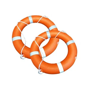 SOLAS CCS EC Certified 2.5kg 4.3kg Marine Life Buoy HDPE Foam Life Ring with Reflective Tape for Vessel Ship Emergency Rescue