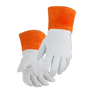Flexible Leather Design For Workshop Safety And Comfort TIG MIG Welding Gloves Professional TIG MIG Welding Gloves