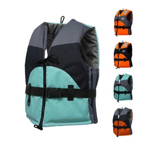 ISO 50N Surfing Life Vest Oxford Fabric Lifejacket Watersports PFD Offshore Equipment Swim Aid Life Jacket For Youth And Adult