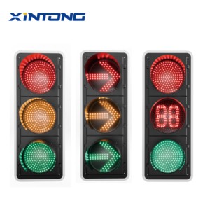 300mm 3 Aspect Traffic Light LED For Complex Traffic Intersections