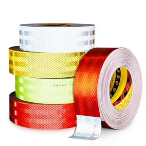 Reflective Tape Outdoor Waterproof Warning Reflector Tape Night Safety Stickers Reflective Tape For Trailer Vehicle Clothing