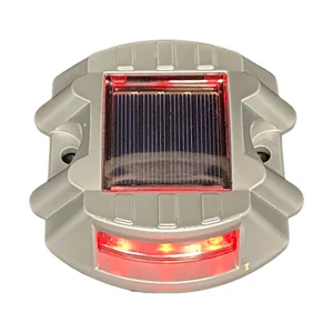 Top-tier IP68 Waterproof LED Ground Warning Light Reflective Solar Road Studs. Ideal For Road Marking