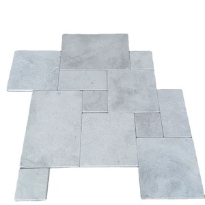 Milano Limestone Material Beige and White Modern High Quality Elegant Simple Outdoor Rectangle Shape Paving Stones
