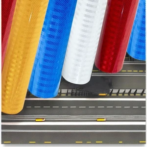 High Brightness Seamless Reflective Film Mirco Prismatic Reflective Sheeting for Traffic Signage Road Sign Reflector Material