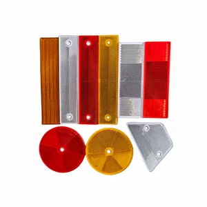 Cat Eyes Round Shape White Reflectors High Visibility Reflective Material for Enhanced Safety