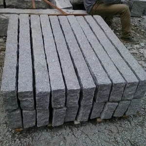 Grey Beige Granite Border Stone Granite Curb Stone, Kerb Stone Granite Kerbstone Paving