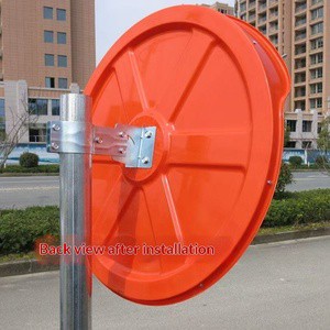 80cm Outdoor Traffic Wide-Angle 230 Spherical Convex Mirror Red 230 Indoor Anti-Theft PC/ABS Blind Zone