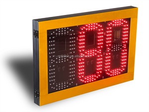 Safety Warning Produce 3 Digit 2 Color Speed Sign Made in China Traffic Speed Build- in Radar Sign on Sale
