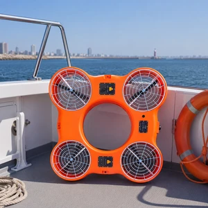 Flying Remote Controlled Marine Life Buoy 1000mm Diameter Polyethylene Rectangular Emergency Rescue Device