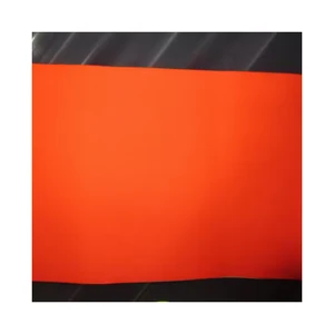 100% Polyester Fluorescent Orange Fabric Reflective Fabric with PU Coated for Uniform