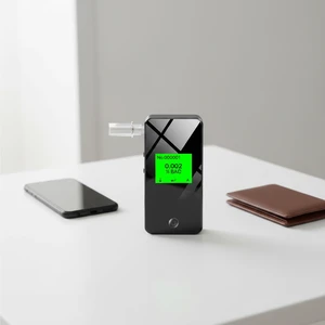 Rapid Sensing Alcohol Tester Energy Saving High Sensitivity Detector Fast Preheating Rechargeable LCD Digital Breath Testing