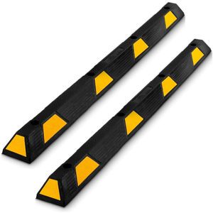 New Products Safety Traffic Bumper Rubber Parking Curbs Truck Wheel Car Parking Block Stopper at Affordably Priced