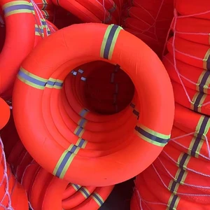 Wholesale Gamilon Orange PVC Life Rings 72cm for Adults and Kids Factory Supplied Lifesaving Beach and Swimming Buoys