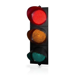 Traffic Lights Vendors Dia.300mm(12inch) Red Yellow Green LED Traffic Light with Fresnel Lens