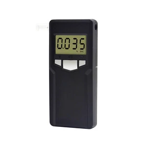High Quality Portable Digital Alcohol Breathalyzer Fuel Cell Tester with 0.05 Accuracy <5s Warm-Up AA Battery