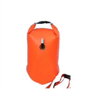 Inflatable Open Water Swim Buoy PVC Safety Float With Buckle, Portable
