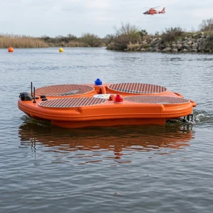 Rescue Drone Lifebuoy Boat Camera LED Light Polypropylene Body 14.98kg 7-minute Flight Level 6 Wind Resistance for Water Rescue