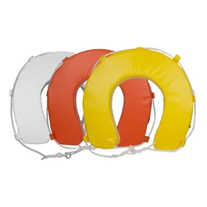 Marine Soft Waterproof U Type Lifebuoy Circular Orange for Water Rescue