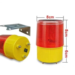 High Visibility Solar Emergency Beacon Light Solar Traffic Warning Light Traffic Wand with Led Light Warning