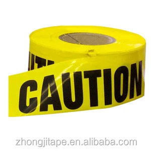 Yellow Caution Tape Non Adhesive Warning Tape Safety Barrier Tape
