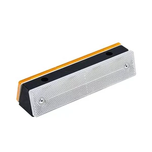 Highway Linear Road Safety Traffic Sign Rectangle Delineator Rectangle Reflective Guardrail Marker Plastic Aluminum Traffic Sign