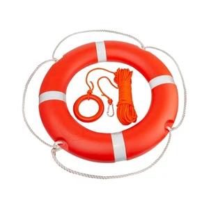Niufurui Boat Safety Marine Life Buoy Ring , Life Ring Buoy with Water Floating Rescue Lifeline
