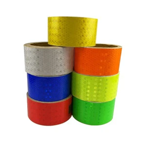 PVC Material High Intensity Prismatic Reflective Sheeting Tape Weather Resistant for Truck and Road Safety