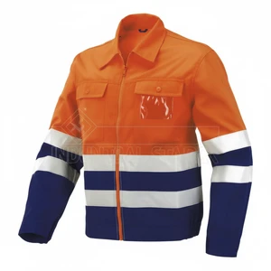 High Visibility Two-Tone Safety Clothing Jacket