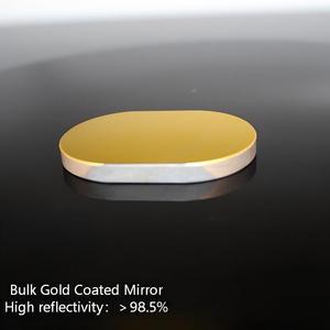 OEM ISO9001 Certified Reflectance 98.5% Special-shaped Protected Gold Coated Fused Silica Mirror IR Laser Optical Equipment