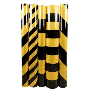 3HAO Black Yellow PET HIP Prismatic Reflector Reflective Sheeting
