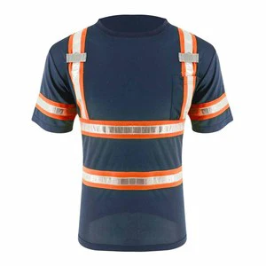 Custom Logo Long Sleeve Quick Dry Traffic Road Reflective Safety Work Workwear Industrial Mining Construction Polo Hi Vis Shirts