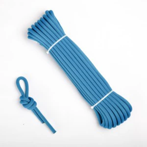 Work Height Safety Rope Static Rope Fall Protection EN1891 CE Certified UIAA Standard Nylon Quick Connect Buckle Aluminum Rescue