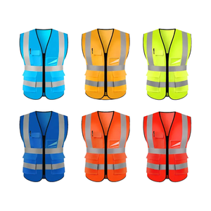 Security Reflective Safety Clothing Polyester Material Polyurethane Reflective for Radiation-Proof Seguran Dry