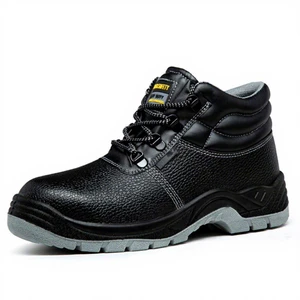 Men's Winter Anti-Smash Puncture Work Safety Shoes Dust Odor & Acid Alkali Resistant Wear-Resistant for Factory Use