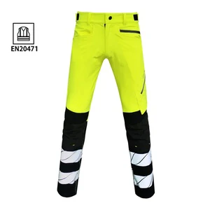High Quality Protective Pants Hivis Work Safety Stretch Pants For Men