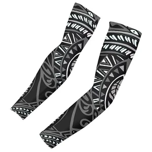 Latest Design Pakistan Made High Quality 100% Acrylic UPF50+ Vintage Style Men Compression Arm Sleeves Best Selling Factory Hot