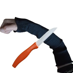Customized Accepted High Strength HPPE Lelvel 5 Protective Cut Resistant Sleeve Safety Anti-cut Arm Sleeves Protector