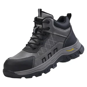 Men's Safety Work Shoes with Steel Toe Cap Puncture-resistant Anti-slip and Wear-resistant Labor Protection