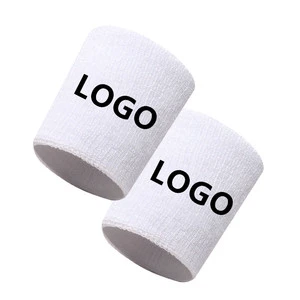 Custom Logo Sports Wrist Guard Soft Cotton Towel for Basketball Fitness Anti-Sprain Protective Cover Wristband Sleeve