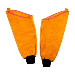 High Quality Heavy Duty Leather Welding Arm Protective Sleeves Heat Spark Resistant Safety Gear for Welding Sleeves
