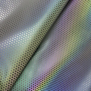 In-stock Reflective Material Colorful Reflective Brocade Fabric Knitted Abrasion-Resistant Luggage & Leather Handbags