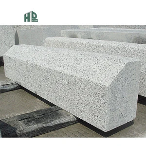 G603 Light Gray Granite Kerbstone Outdoor Curbstone for Municipal Pavement Boundary