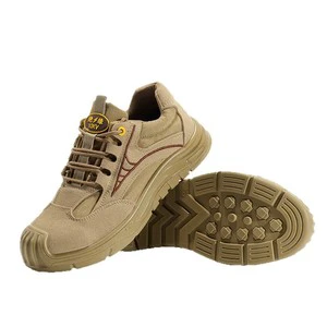 Factory Wholesale Men Breathable Safety Shoes Four Seasons Work Shoes Anti-smash Wear Resistant Customizable