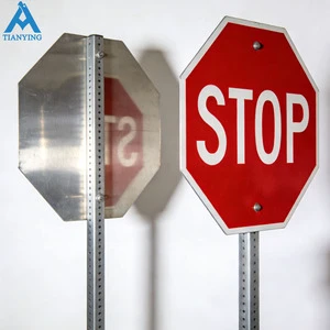 Custom Street Signs Boards 400*600mm Second Grade Reflective Film CE Certified Waterproof UV Printed 1.5mm Thick Traffic Signs