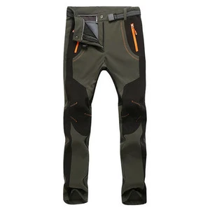 Unisex Lightweight Convertible Hiking Pants Softshell Stretch Polyester Construction Trousers Plus Size Trekking Clothing