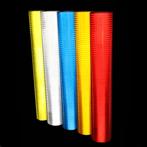 Diamond Grade PMMA Reflective Material Reflective Vinyl Reflective Sheeting Roll Traffic Sign Film With Adhesive For Permanent