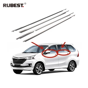 Easy Install Window Belt Molding Car Window Belt Molding Automotive Weatherstrip For AVANZA 2012 CHROME