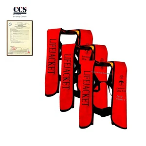 Ye'an CCS Maritime Certified Adult Large Buoyancy Life Vest Portable Automatic Inflatable Life Jacket with CCS Certificate